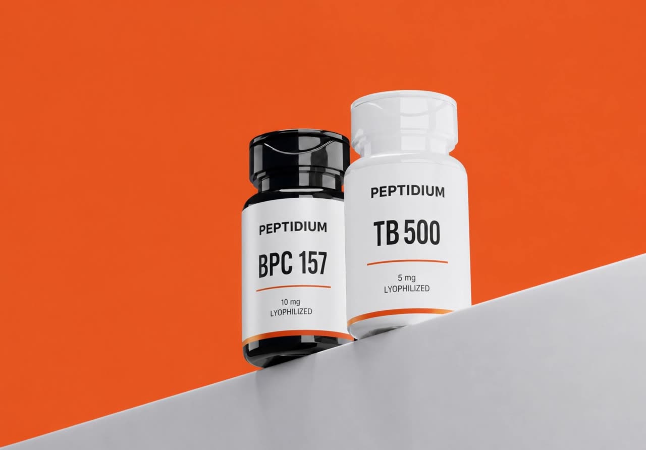 Peptidium peptide research vials